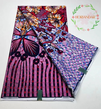 2026 Grand Super Original African Wax Fabric High Quality Nigerian Print Ankara Fabric For Sewing 6 Yard Women Dress 100% Cotton