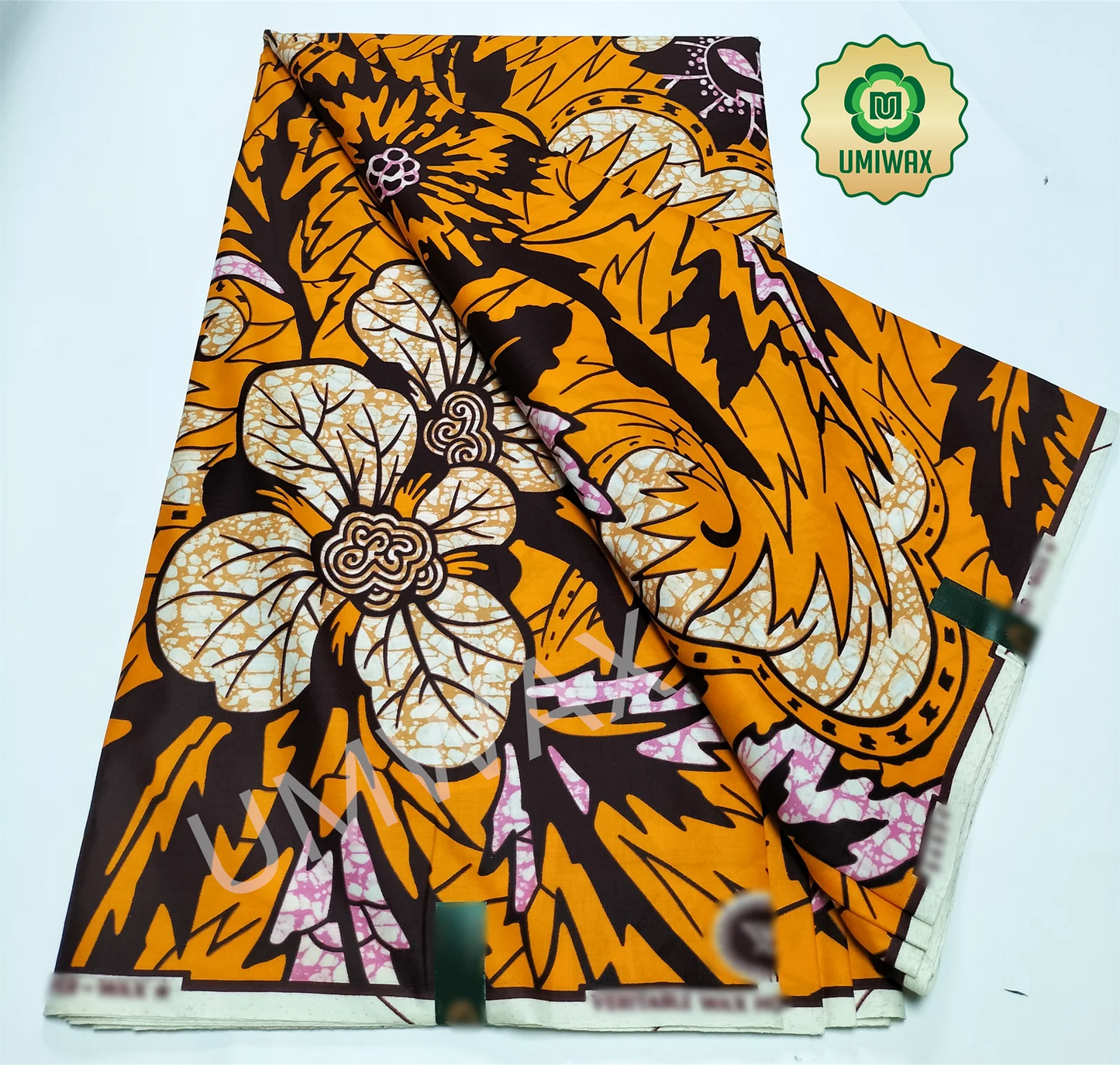2025 Newest Veritable Original Super-W Guaranteed Dutch Hollandais Pagne Real Wax Print Fabric African Dress 100% Cotton 6 yard