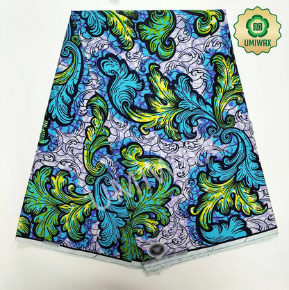 2025 Newest Veritable Original Super-W Guaranteed Dutch Hollandais Pagne Real Wax Print Fabric African Dress 100% Cotton 6 yard