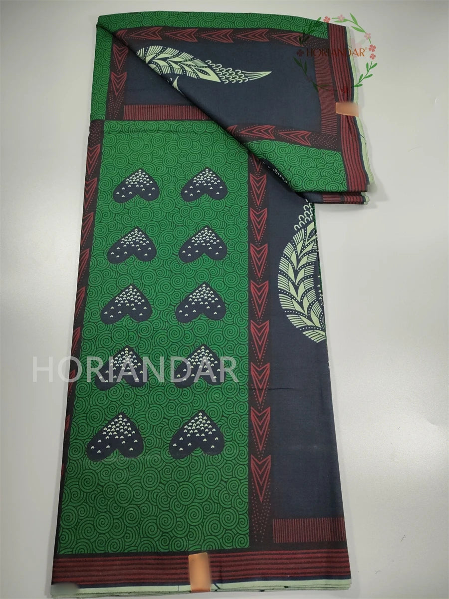 Veritable Guaranteed Dutch Hollandais Quality Prints Pagne African Fabric Dress Real Wax 100% Cotton 6 Yards