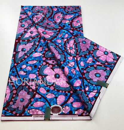 2026 Grand Super Original African Wax Fabric High Quality Nigerian Print Ankara Fabric For Sewing 6 Yard Women Dress 100% Cotton
