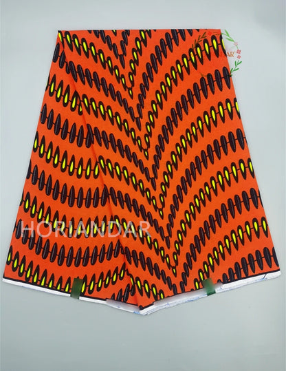 Classical Fabric Dutch Hollandais Fabric Veritable Real Wax for African Printed Dress Guaranteed 100% Cotton 6 Yards