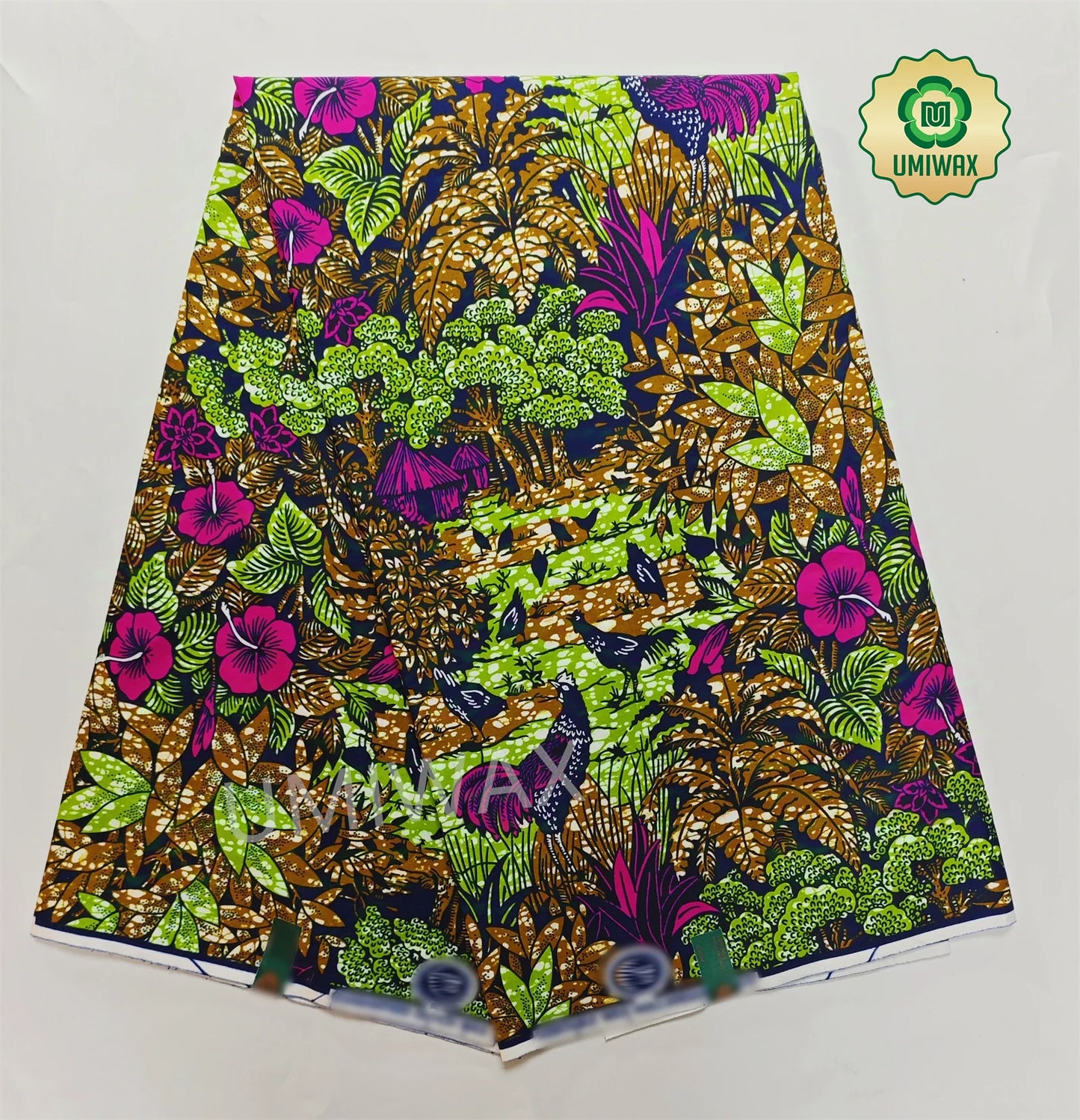 2025 Newest Veritable Original Super-W Guaranteed Dutch Hollandais Pagne Real Wax Print Fabric African Dress 100% Cotton 6 yard