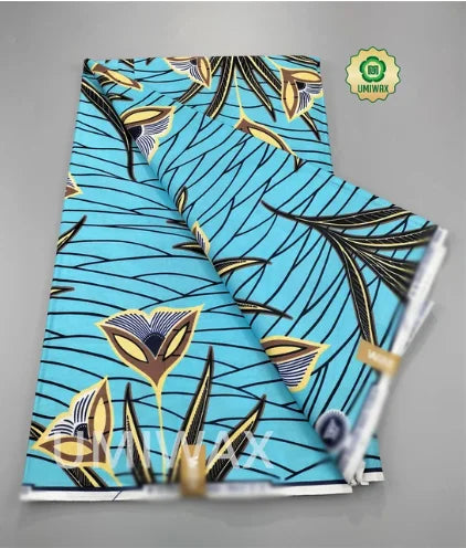 2025 Newest Veritable Original Super-W Guaranteed Dutch Hollandais Pagne Real Wax Print Fabric African Dress 100% Cotton 6 yard