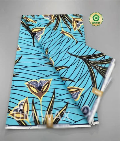 2025 Newest Veritable Original Super-W Guaranteed Dutch Hollandais Pagne Real Wax Print Fabric African Dress 100% Cotton 6 yard