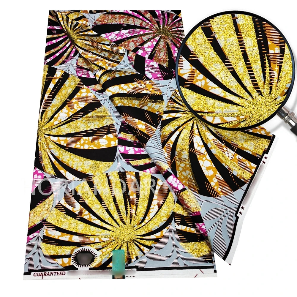 2026 Grand Super Original African Wax Fabric High Quality Nigerian Print Ankara Fabric For Sewing 6 Yard Women Dress 100% Cotton