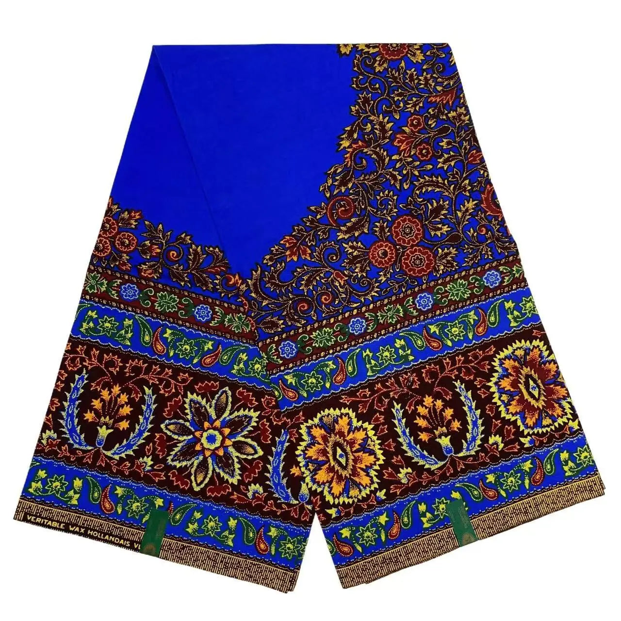 Big Flowers African Soft 100% Cotton Quality Fashion Printing Batik Hollan Ankara Wax Fabric For Sewing Women Dress 6Yards