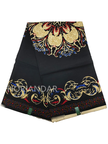 Veritable Guaranteed Dutch Hollandais Quality Prints Pagne African Fabric Dress Real Wax 100% Cotton 6 Yards