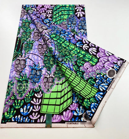 2026 Grand Super Original African Wax Fabric High Quality Nigerian Print Ankara Fabric For Sewing 6 Yard Women Dress 100% Cotton