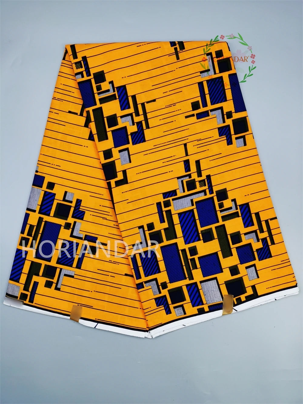 Classical Fabric Dutch Hollandais Fabric Veritable Real Wax for African Printed Dress Guaranteed 100% Cotton 6 Yards
