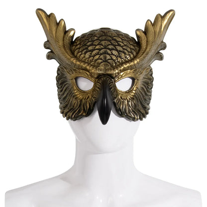 New Halloween Owl Mask Carnival Props Owl Mask Festival Cosplay Photo Props Atmosphere Dance Party Dress Up
