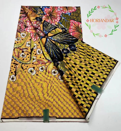 2026 Grand Super Original African Wax Fabric High Quality Nigerian Print Ankara Fabric For Sewing 6 Yard Women Dress 100% Cotton