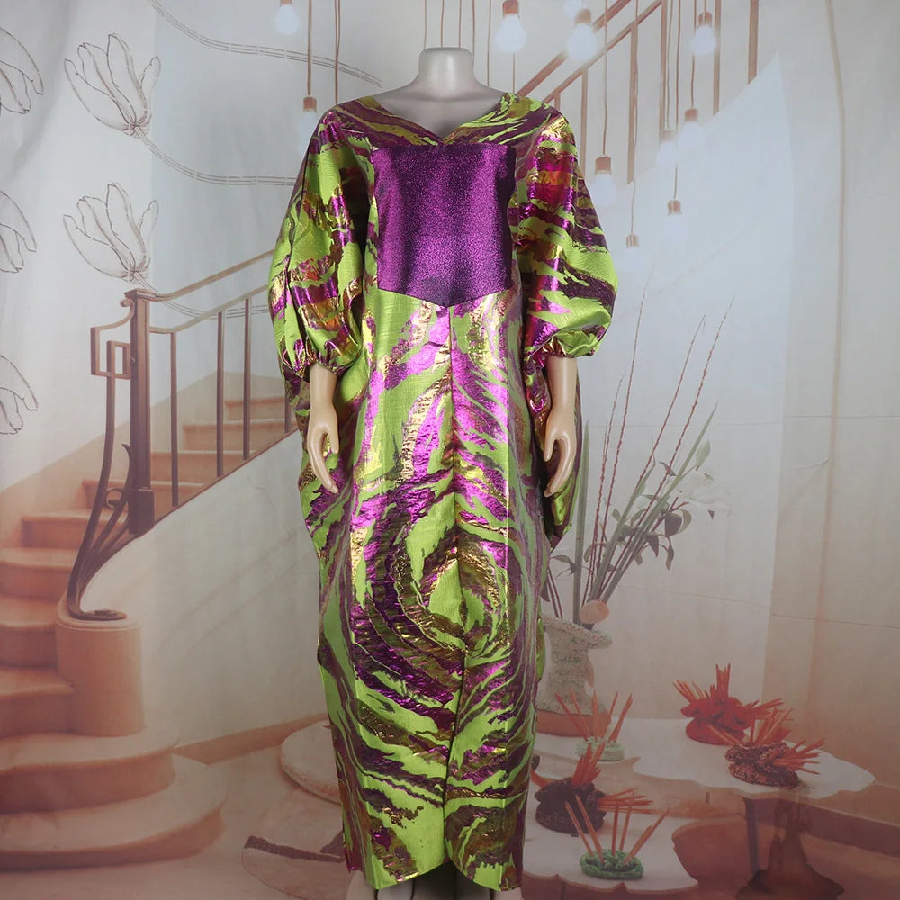 The New Listing woman african dresses for party Fashionable jacquard fabric evening dresses woman elegant luxury woman kaftan