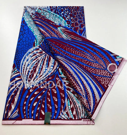 2026 Grand Super Original African Wax Fabric High Quality Nigerian Print Ankara Fabric For Sewing 6 Yard Women Dress 100% Cotton