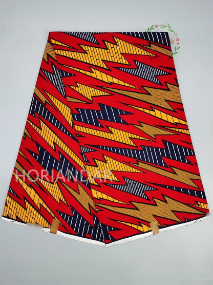 Classical Fabric Dutch Hollandais Fabric Veritable Real Wax for African Printed Dress Guaranteed 100% Cotton 6 Yards