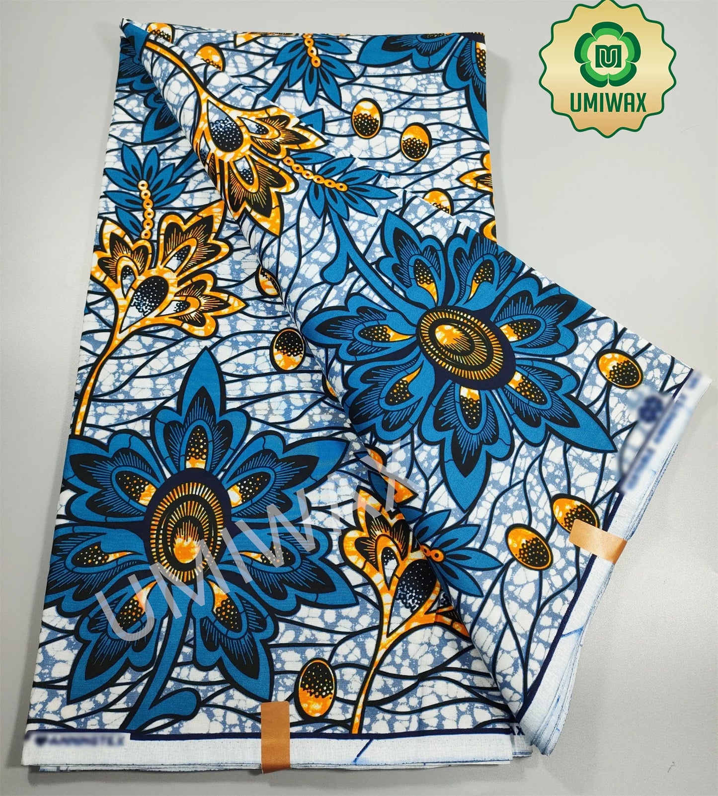 2025 Newest Ankara Real Wax Fabric Guaranteed Veritable African Wax Print Pagne Fabric 100% Cotton 6 Yards Ghana Style Dresses