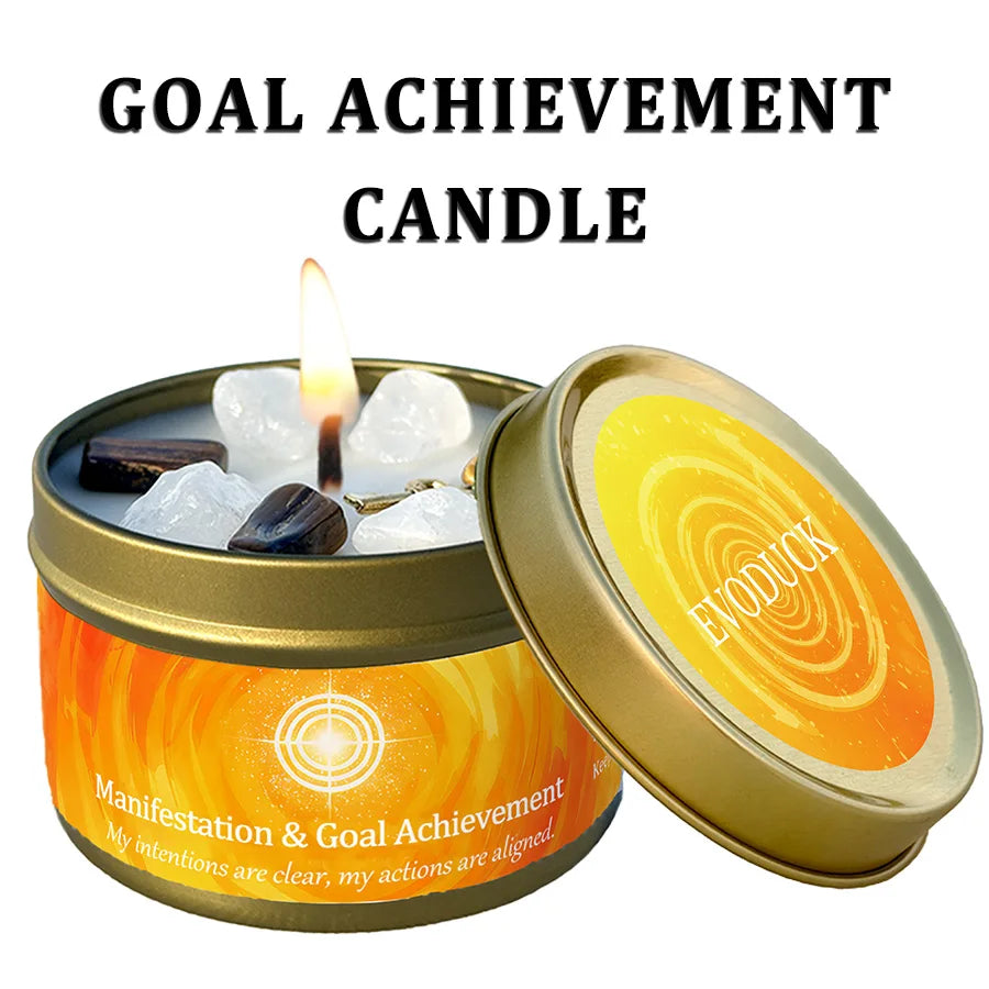 Scented Candles 3oz Law of Attraction Love Manifestation Energy Boosting Christmas Home Decoration Candle Holders Gift