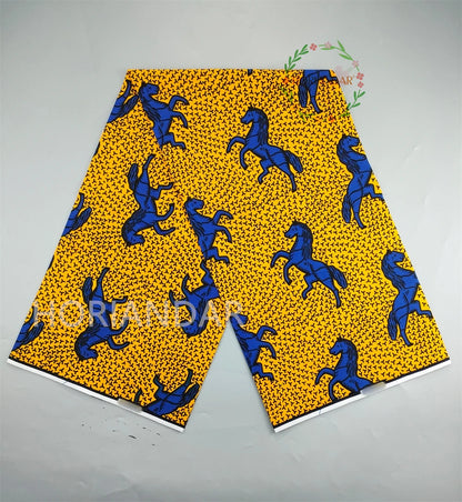 Classical Fabric Dutch Hollandais Fabric Veritable Real Wax for African Printed Dress Guaranteed 100% Cotton 6 Yards