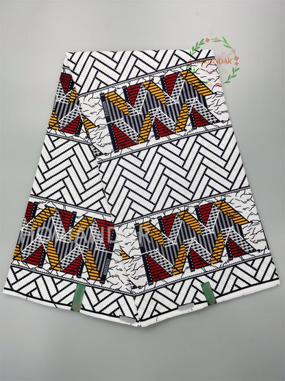 Classical Fabric Dutch Hollandais Fabric Veritable Real Wax for African Printed Dress Guaranteed 100% Cotton 6 Yards