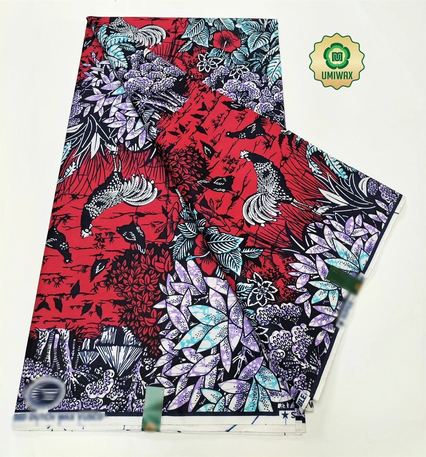 2025 Newest Veritable Original Super-W Guaranteed Dutch Hollandais Pagne Real Wax Print Fabric African Dress 100% Cotton 6 yard