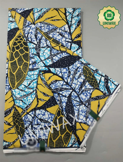 2025 Newest Veritable Original Super-W Guaranteed Dutch Hollandais Pagne Real Wax Print Fabric African Dress 100% Cotton 6 yard