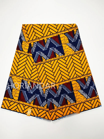 Classical Fabric Dutch Hollandais Fabric Veritable Real Wax for African Printed Dress Guaranteed 100% Cotton 6 Yards