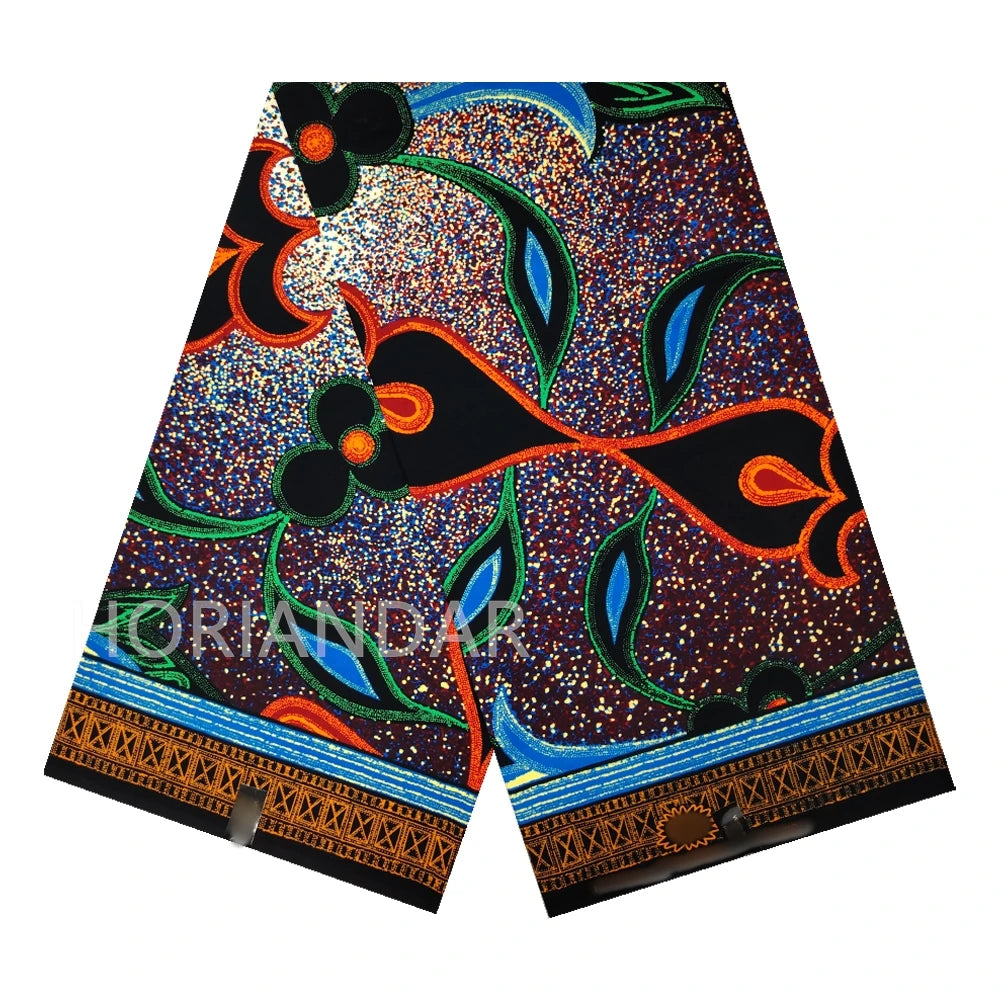 Veritable Dutch Hollandais Fabric Quality Printed Guaranteed Original African Fabric for Dress 100% Cotton Real Wax
