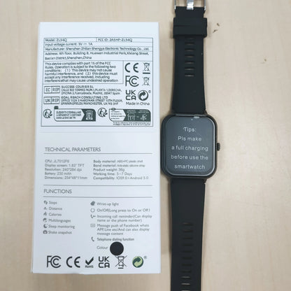 Lifebee 2024 New Smartwatch For Men And Women Gift, 1.83 Inch Full Touch Screen Smartwatch With Answer/Make Calls For Phone