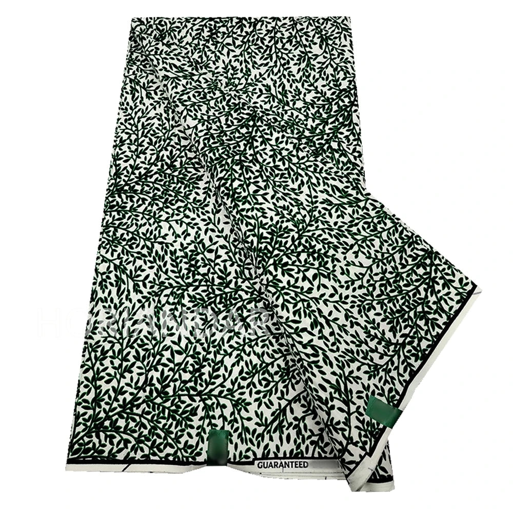 Veritable Guaranteed Dutch Hollandais Quality Prints Pagne African Fabric Dress Real Wax 100% Cotton 6 Yards