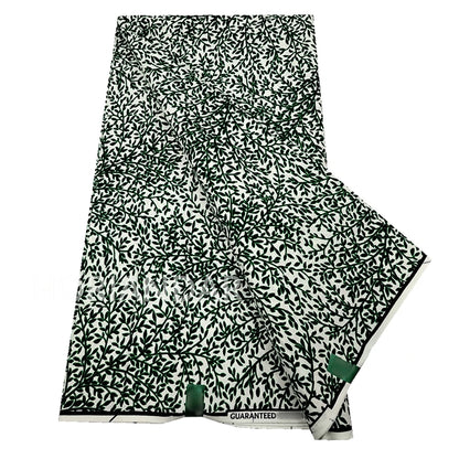 Veritable Guaranteed Dutch Hollandais Quality Prints Pagne African Fabric Dress Real Wax 100% Cotton 6 Yards