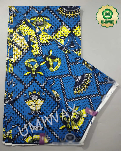 2025 Newest Veritable Original Super-W Guaranteed Dutch Hollandais Pagne Real Wax Print Fabric African Dress 100% Cotton 6 yard