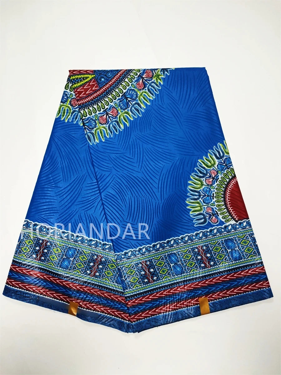 Veritable Guaranteed Dutch Hollandais Quality Prints Pagne African Fabric Dress Real Wax 100% Cotton 6 Yards
