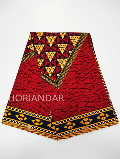 Classical Fabric Dutch Hollandais Fabric Veritable Real Wax for African Printed Dress Guaranteed 100% Cotton 6 Yards