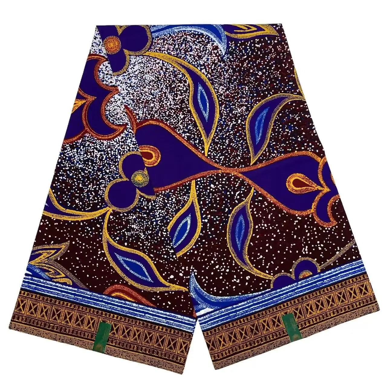 Big Flowers African Soft 100% Cotton Quality Fashion Printing Batik Hollan Ankara Wax Fabric For Sewing Women Dress 6Yards