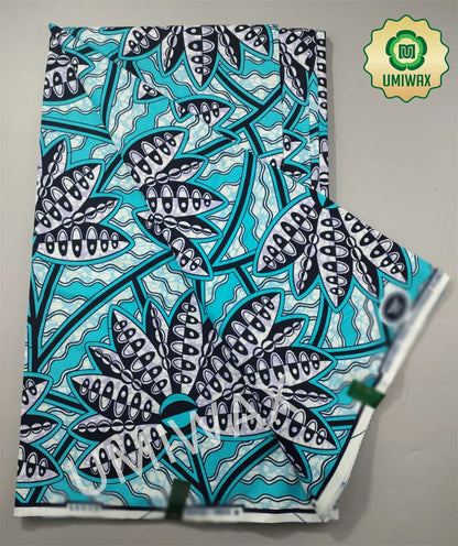 2025 Newest Veritable Original Super-W Guaranteed Dutch Hollandais Pagne Real Wax Print Fabric African Dress 100% Cotton 6 yard
