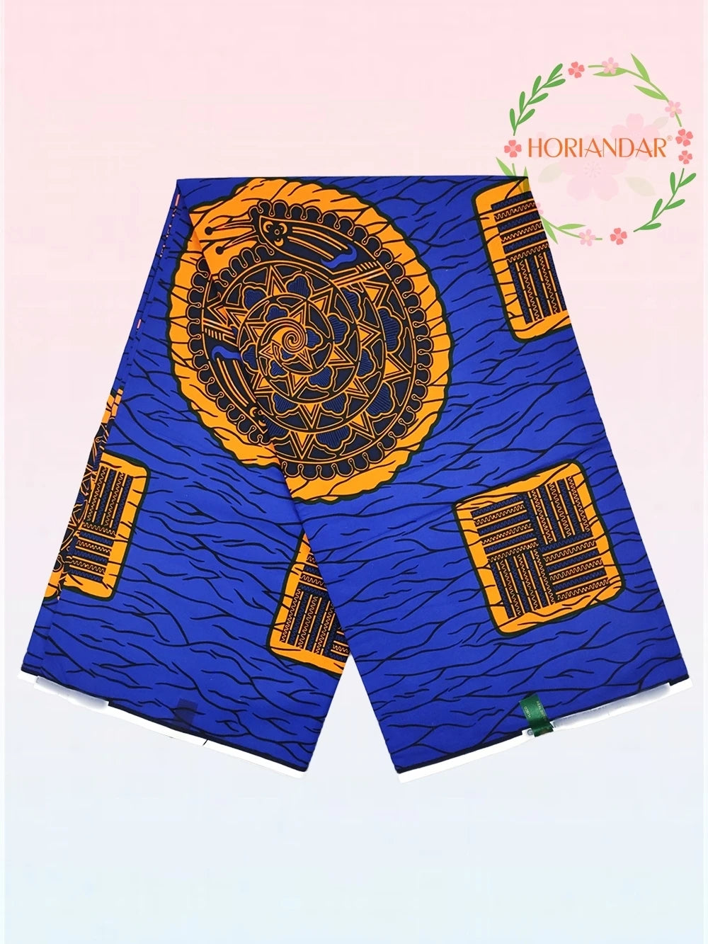 Classical Fabric Dutch Hollandais Fabric Veritable Real Wax for African Printed Dress Guaranteed 100% Cotton 6 Yards