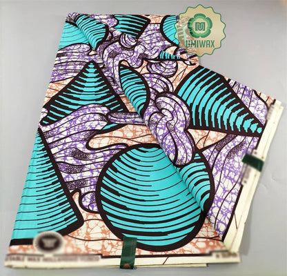 2025 Newest Veritable Original Super-W Guaranteed Dutch Hollandais Pagne Real Wax Print Fabric African Dress 100% Cotton 6 yard