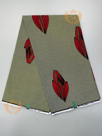 New 100% Cotton Original Real Wax Ankara Fabric 2021 African Print Fabric For Wedding Dress Tissue African Fabric Wax Fabric