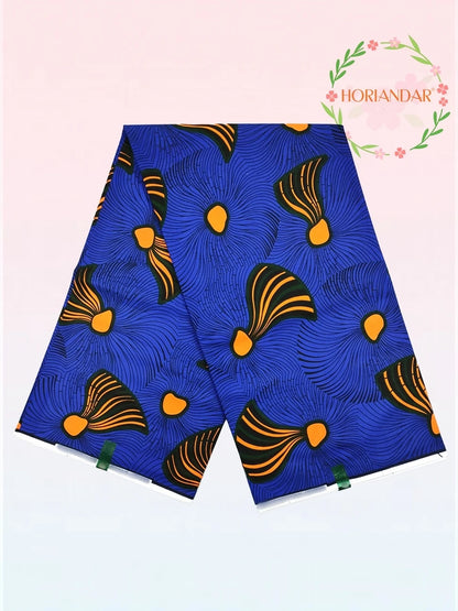 Classical Fabric Dutch Hollandais Fabric Veritable Real Wax for African Printed Dress Guaranteed 100% Cotton 6 Yards