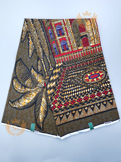 2024 New Hot Sale African Wax Veritable Wax Guaranteed Real High Quality wax print fabric Pagne African Ankara abc