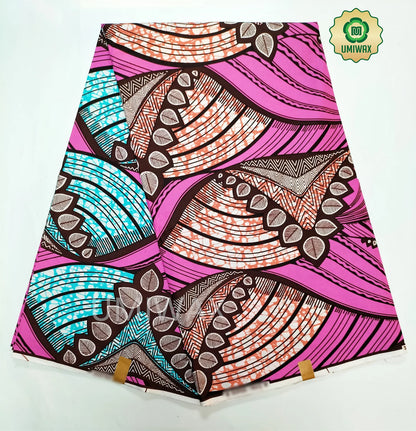 2025 Newest Veritable Original Super-W Guaranteed Dutch Hollandais Pagne Real Wax Print Fabric African Dress 100% Cotton 6 yard