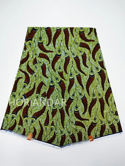 Veritable Guaranteed Dutch Hollandais Quality Prints Pagne African Fabric Dress Real Wax 100% Cotton 6 Yards