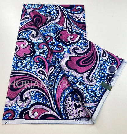 2026 Grand Super Original African Wax Fabric High Quality Nigerian Print Ankara Fabric For Sewing 6 Yard Women Dress 100% Cotton