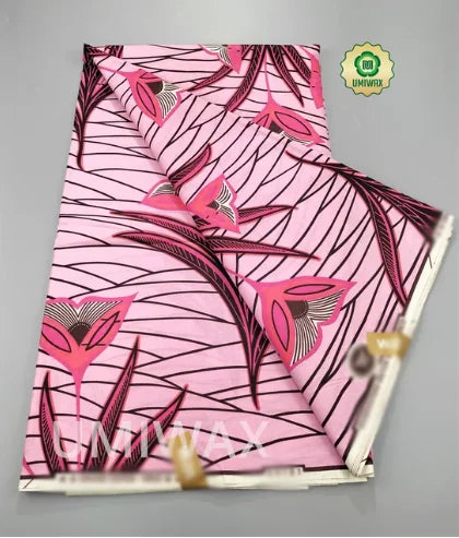 2025 Newest Veritable Original Super-W Guaranteed Dutch Hollandais Pagne Real Wax Print Fabric African Dress 100% Cotton 6 yard
