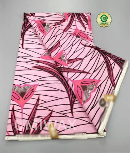 2025 Newest Veritable Original Super-W Guaranteed Dutch Hollandais Pagne Real Wax Print Fabric African Dress 100% Cotton 6 yard
