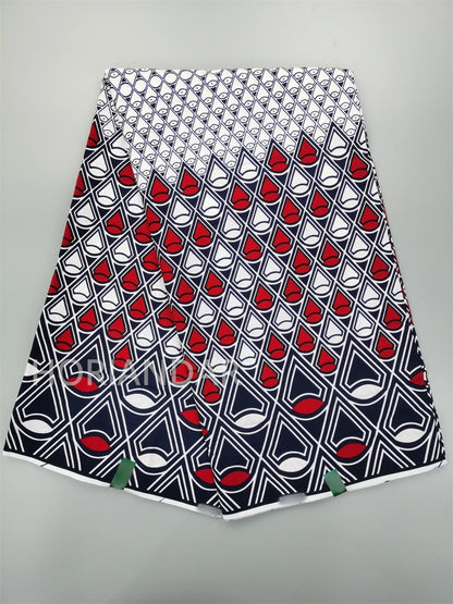 Classical Fabric Dutch Hollandais Fabric Veritable Real Wax for African Printed Dress Guaranteed 100% Cotton 6 Yards