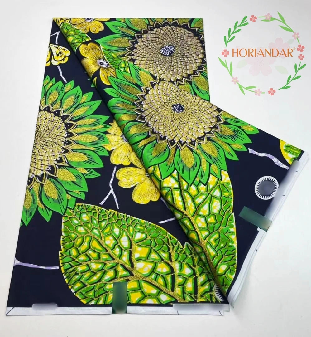 2026 Grand Super Original African Wax Fabric High Quality Nigerian Print Ankara Fabric For Sewing 6 Yard Women Dress 100% Cotton