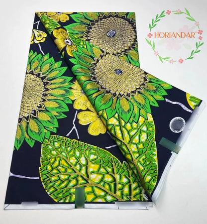 2026 Grand Super Original African Wax Fabric High Quality Nigerian Print Ankara Fabric For Sewing 6 Yard Women Dress 100% Cotton