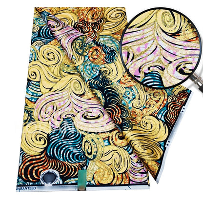 2026 Grand Super Original African Wax Fabric High Quality Nigerian Print Ankara Fabric For Sewing 6 Yard Women Dress 100% Cotton