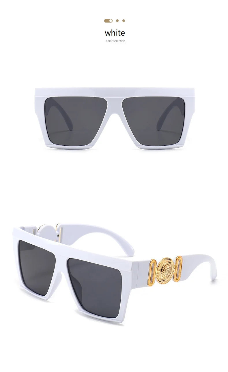 Oversize Square Sunglasses Women Fashion New Vintage Big Frame Shades Men Sun Glasses UV400 Eyewear Oculos Gafas De Sol